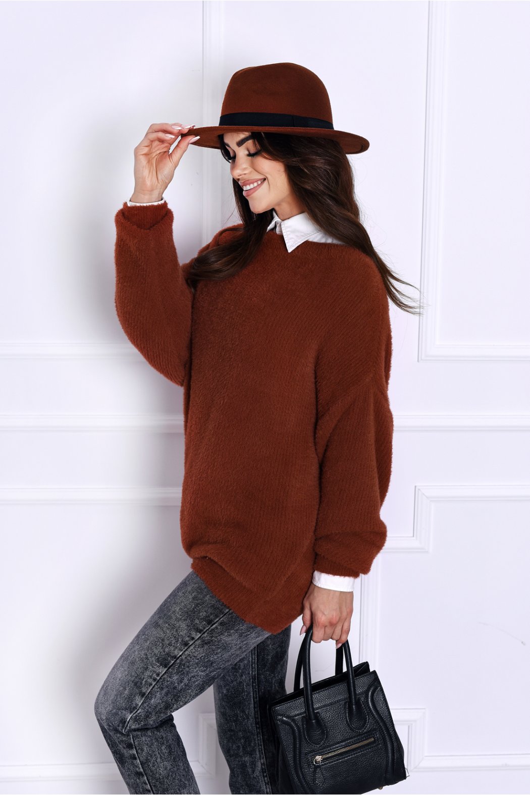 KLASYCZNY SWETER DAMSKI EMMA