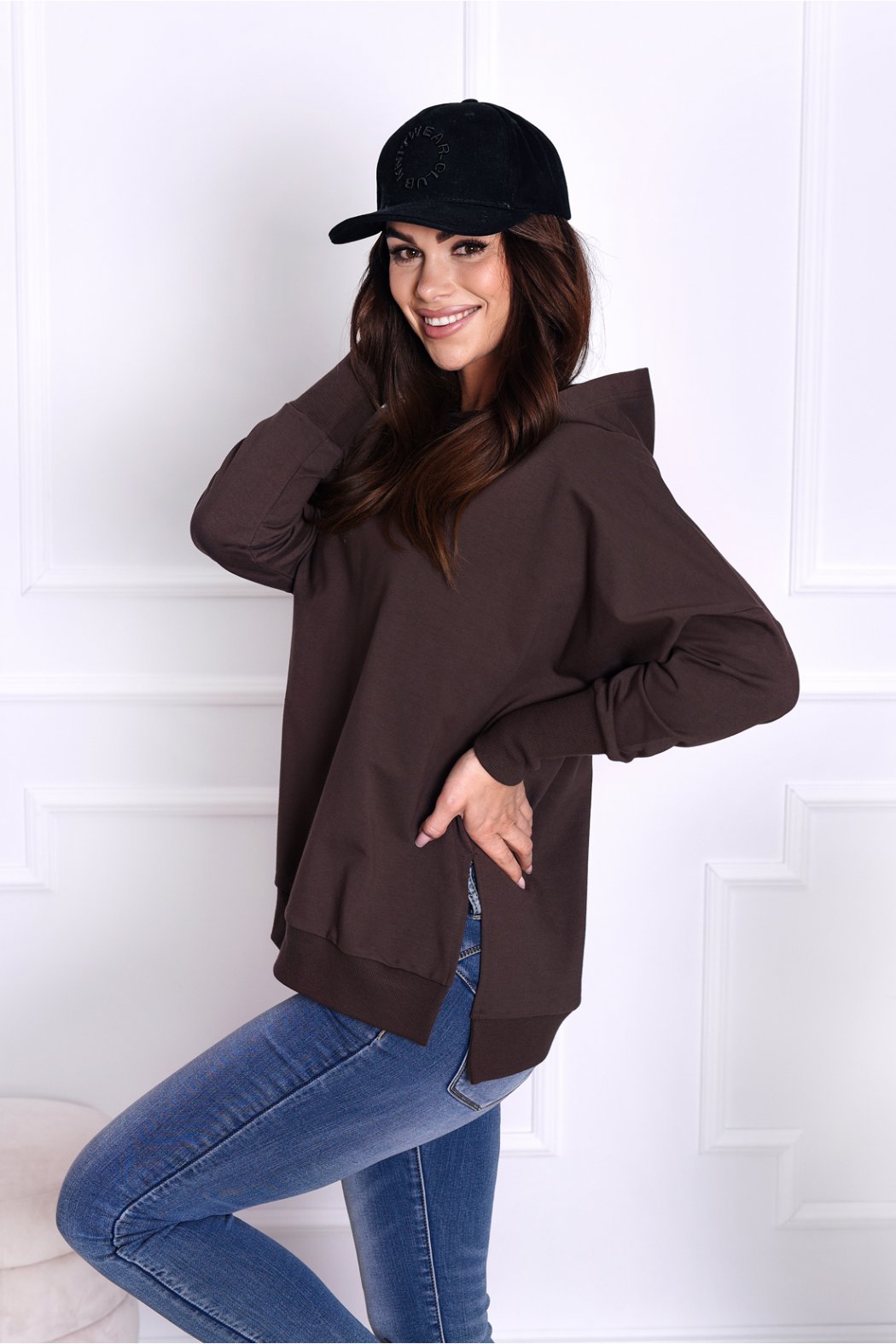 BLUZA DAMSKA Z KAPTUREM CLAUDIA