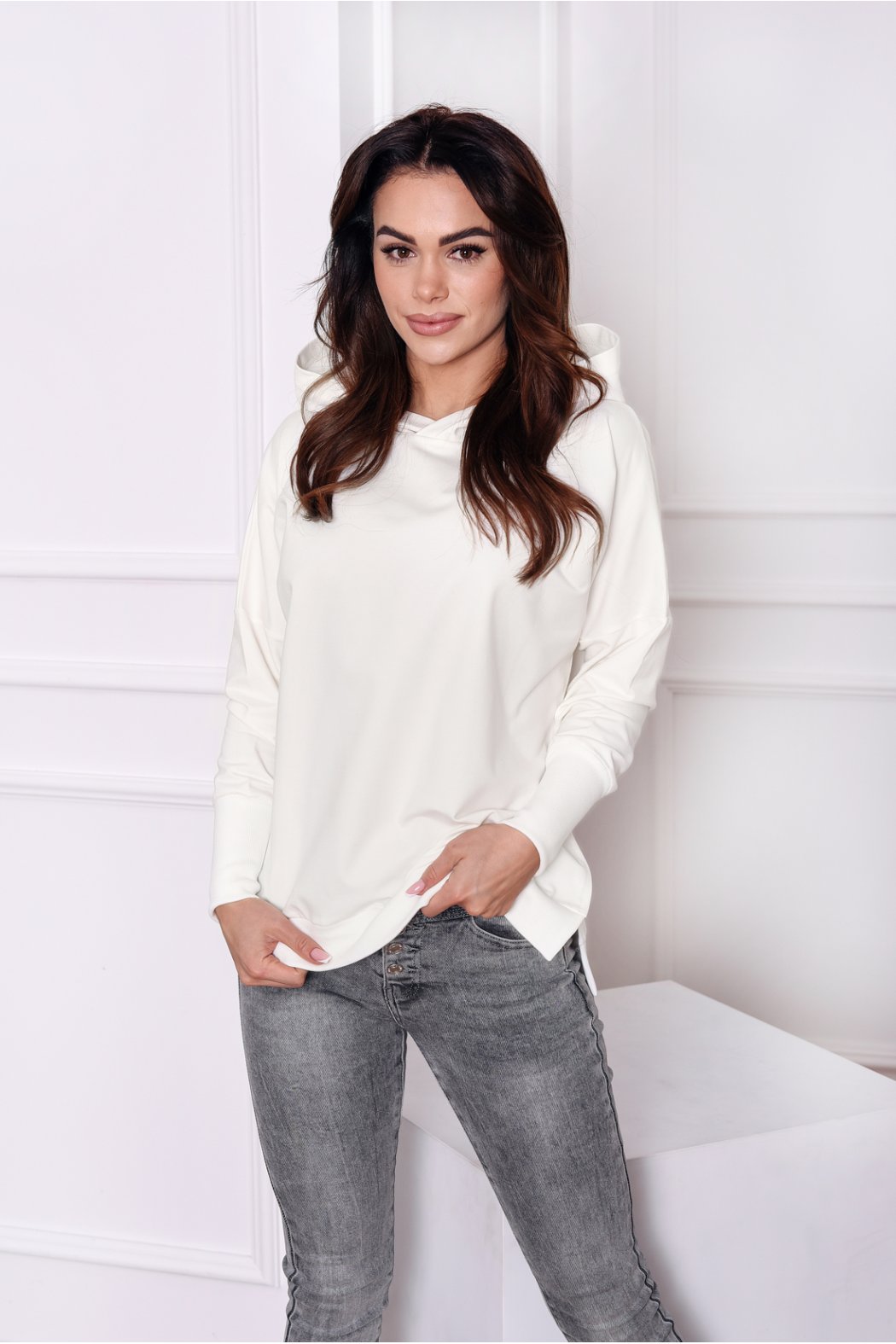 BLUZA DAMSKA Z KAPTUREM CLAUDIA