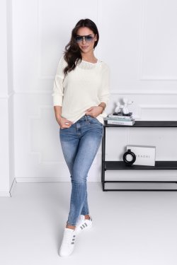 SWETER DAMSKI Z SIATECZKI CELINE