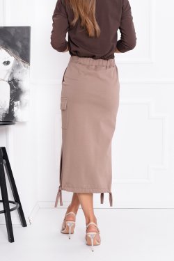 MIDI SPÓDNICA DRESOWA Z ROZCIĘCIAMI VALERIE