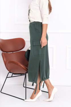 MIDI SPÓDNICA DRESOWA Z ROZCIĘCIAMI VALERIE