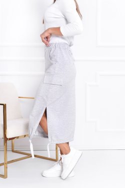 MIDI SPÓDNICA DRESOWA Z ROZCIĘCIAMI VALERIE