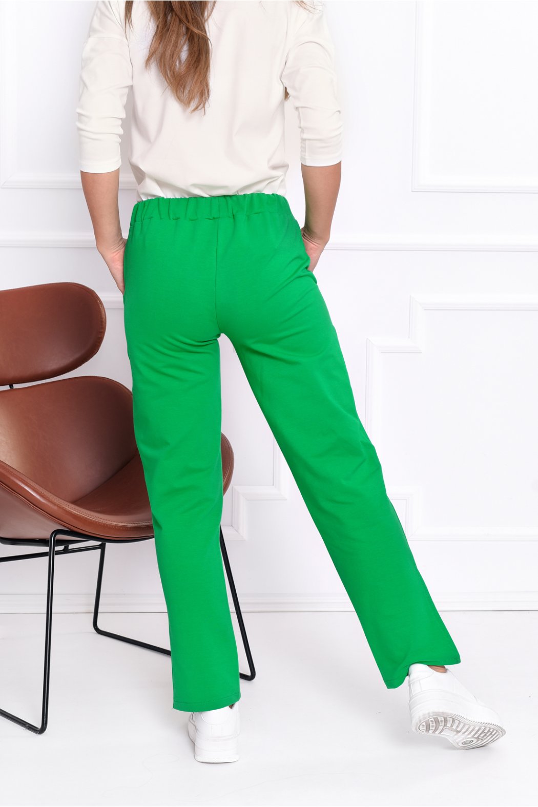 SPODNIE DAMSKIE Z SZEROKIMI NOGAWKAMI MADDALENA