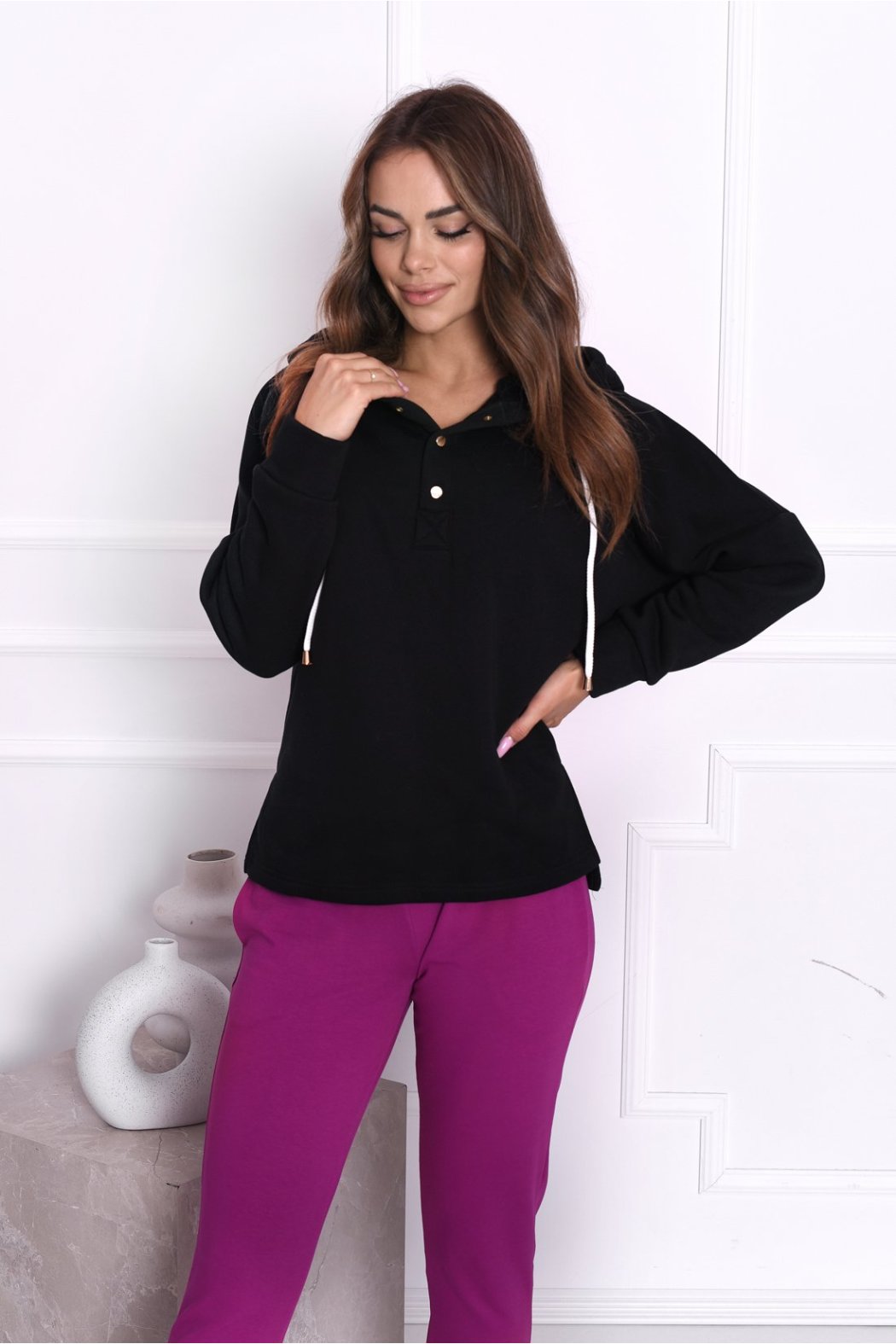 OCIEPLANA BLUZA DAMSKA Z...