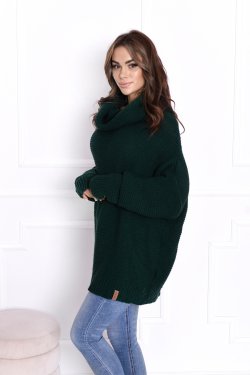 SWETER DAMSKI OVERSIZE Z GOLFEM CARINO