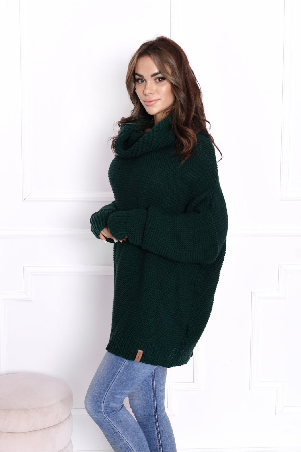 SWETER DAMSKI OVERSIZE Z...