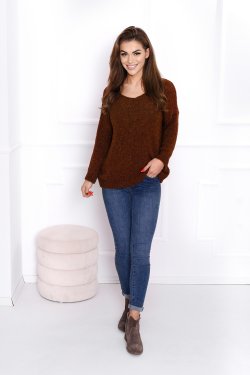 SWETER DAMSKI Z DEKOLTEM W SEREK JOANNE