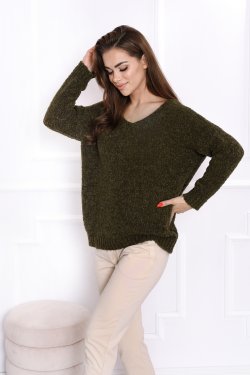 SWETER DAMSKI Z DEKOLTEM W SEREK JOANNE