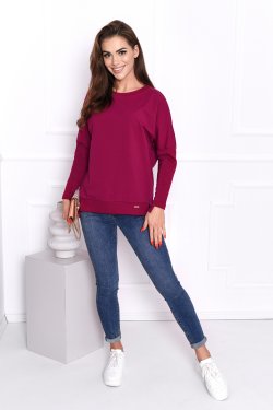 BLUZA DAMSKA Z ROZCIĘCIAMI PO BOKACH - NADIA