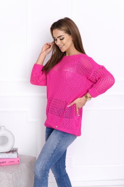 SWETER DAMSKI AŻUROWY NINETTE