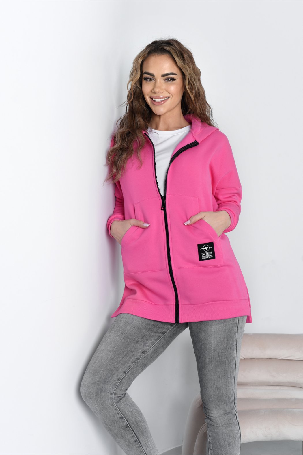 ROZPINANA BLUZA DAMSKA Z...