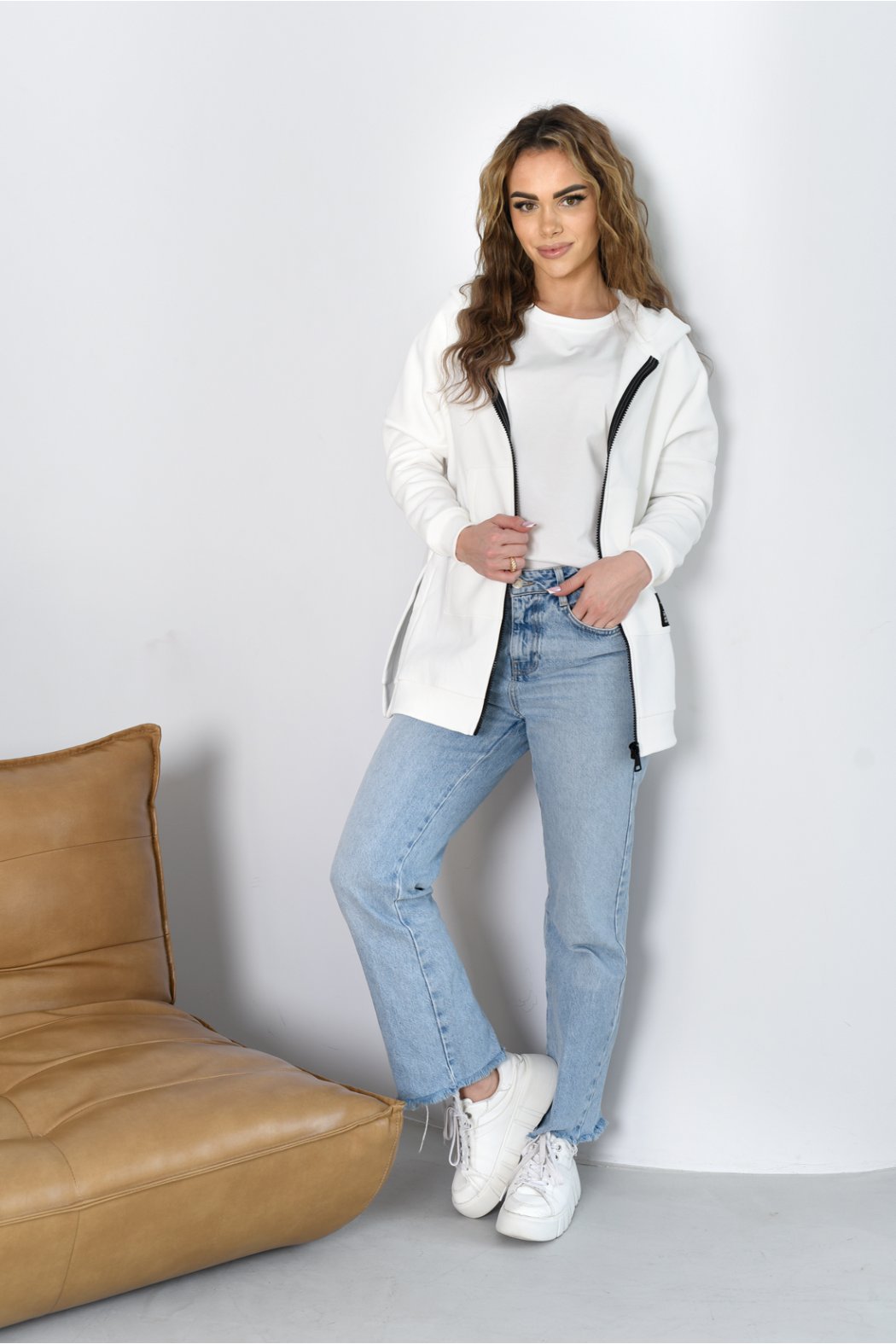 ROZPINANA BLUZA DAMSKA Z...