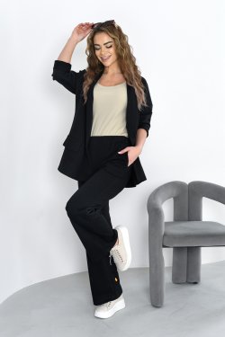 DAMSKA BAWEŁNIANA NARZUTKA BLEZER Z KIESZENIAMI MOLLY