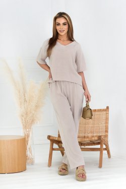 MUŚLINOWE SPODNIE DAMSKIE FIESTA