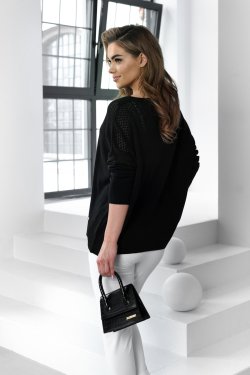 SWETER DAMSKI AŻUROWY - JENNA