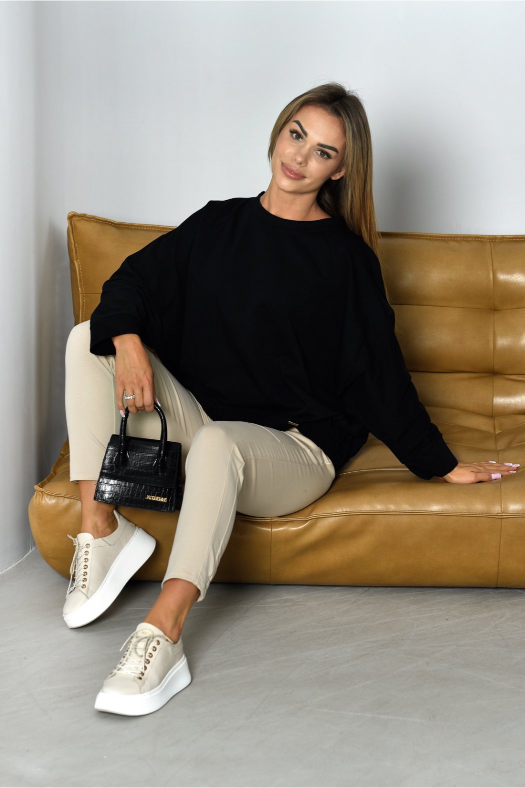 BLUZA DAMSKA OVERSIZE CLEA