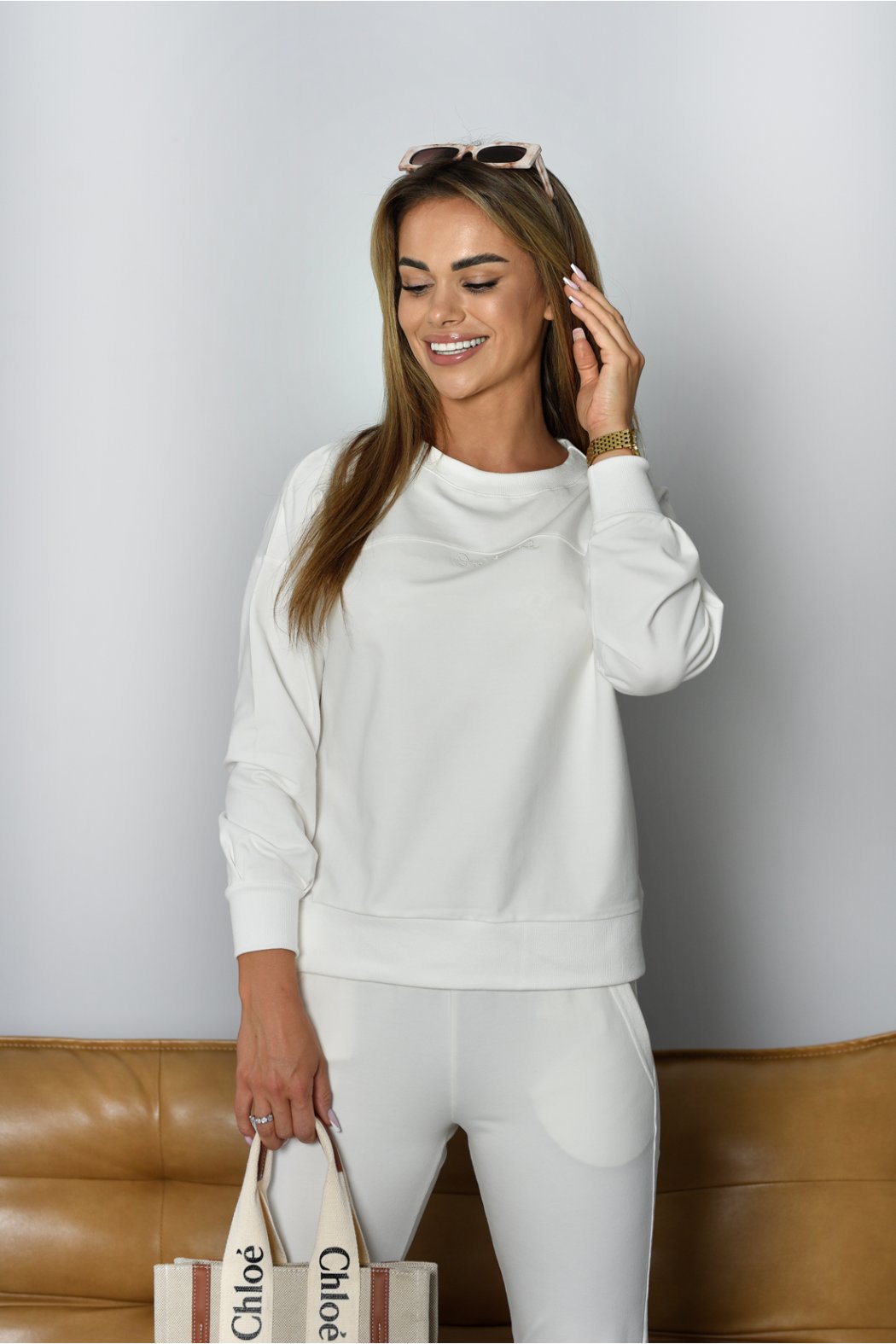 BLUZA DAMSKA Z HAFTEM - IRMINA