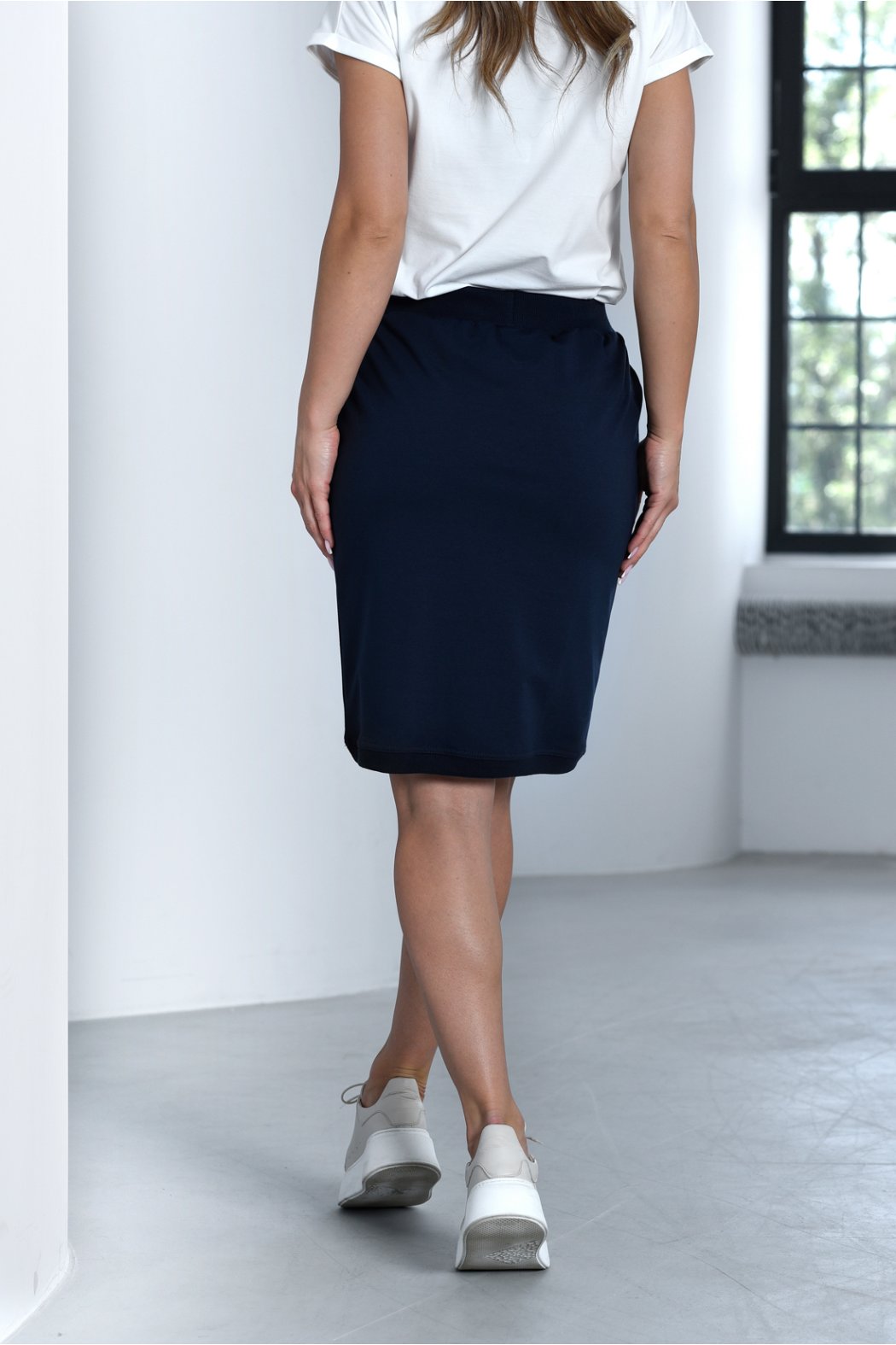 SPÓDNICA DRESOWA Z KIESZENIAMI I ŚCIĄGACZEM - MARIETTA