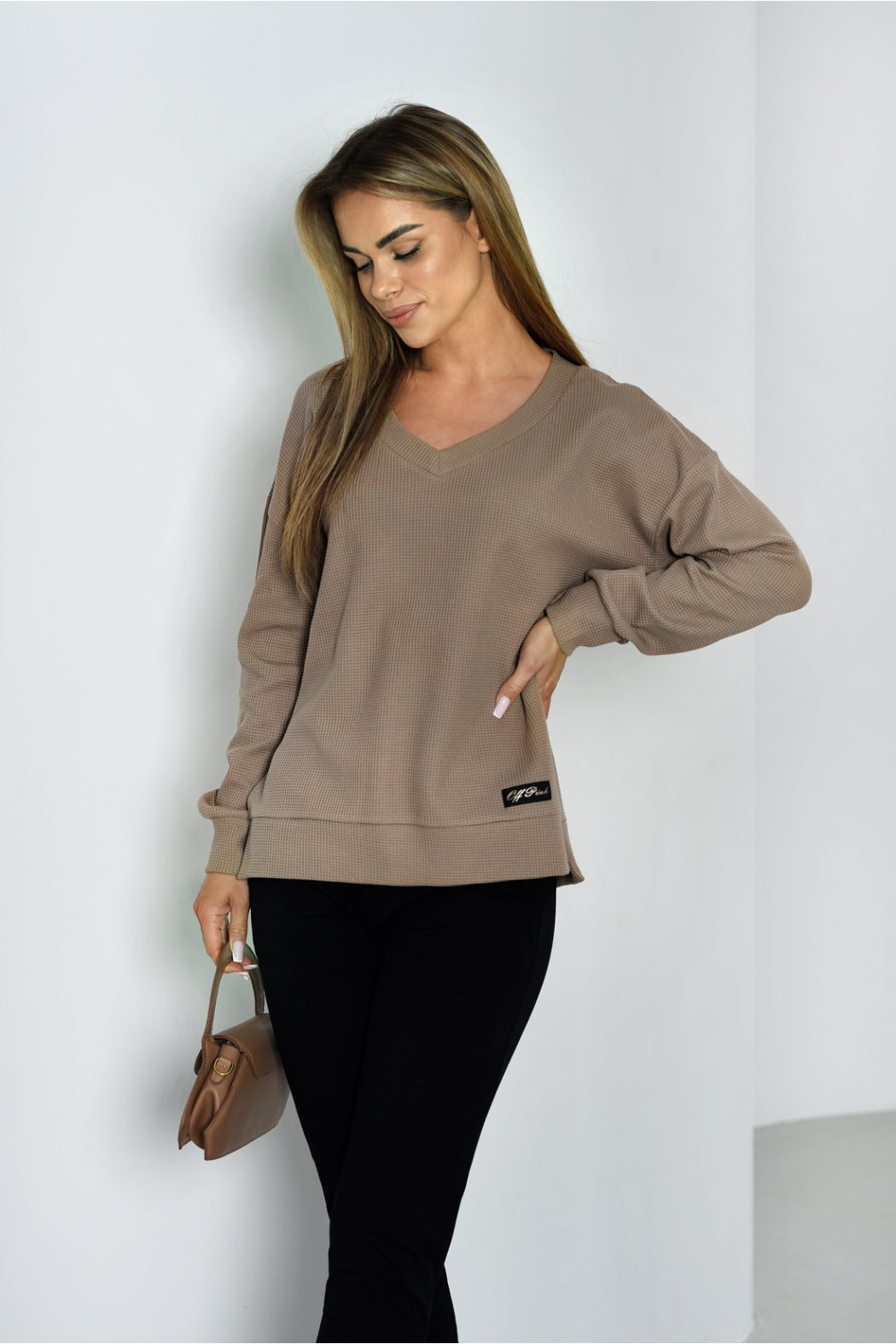 BLUZA DAMSKA O FAKTURZE...