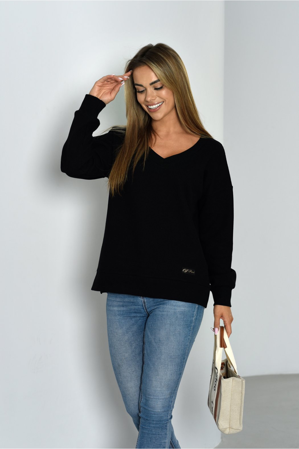 BLUZA DAMSKA O FAKTURZE...