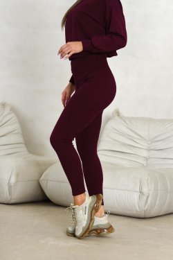 LEGGINSY DAMSKIE PRĄŻKOWANE LEA