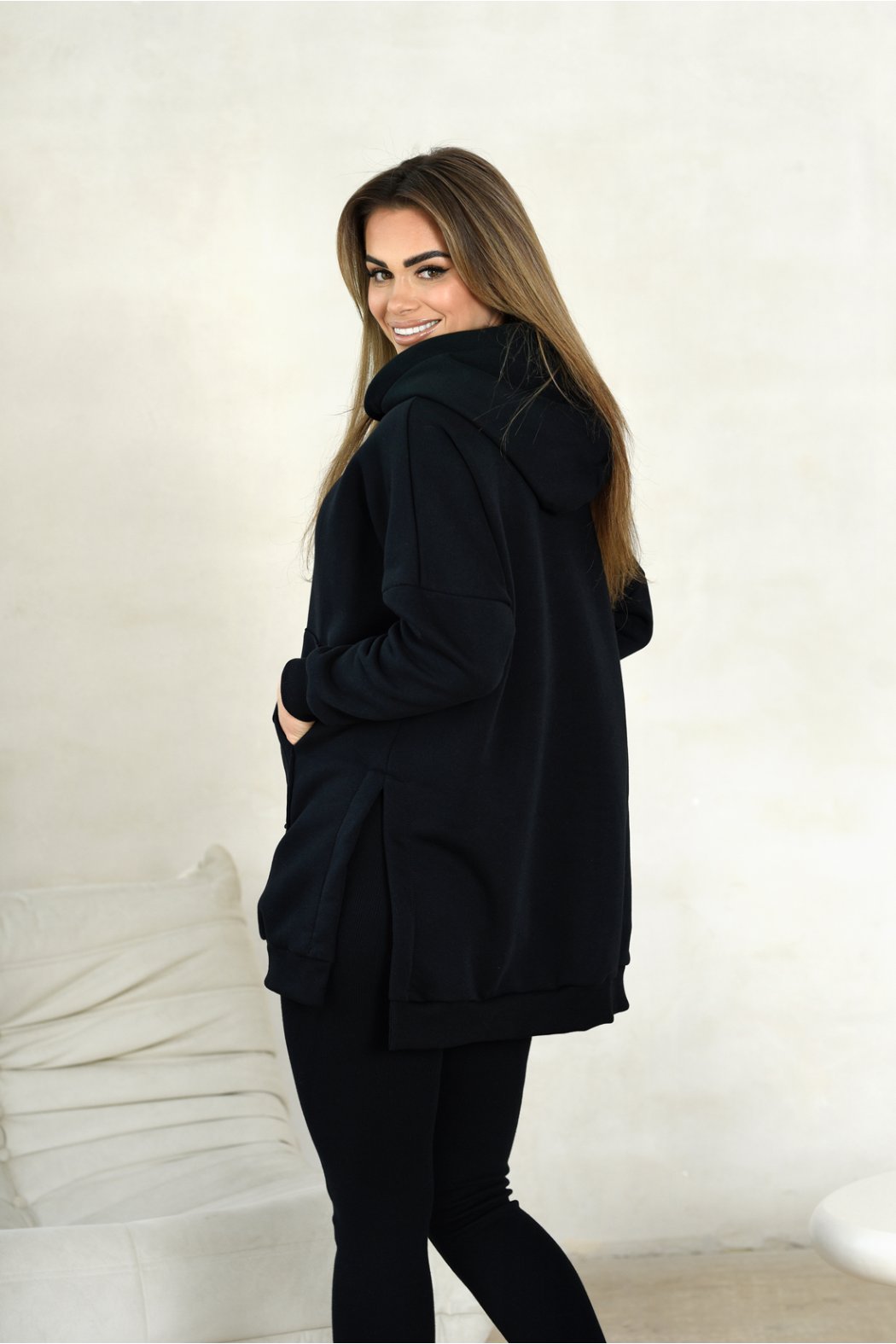 GRUBA BLUZA DAMSKA Z...