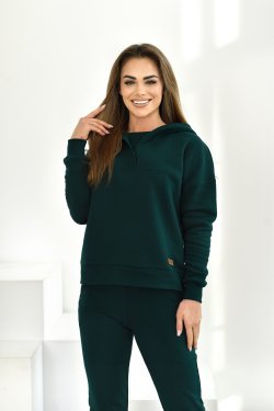 OCIEPLANA BLUZA DAMSKA Z KAPTUREM - BRIGITTE