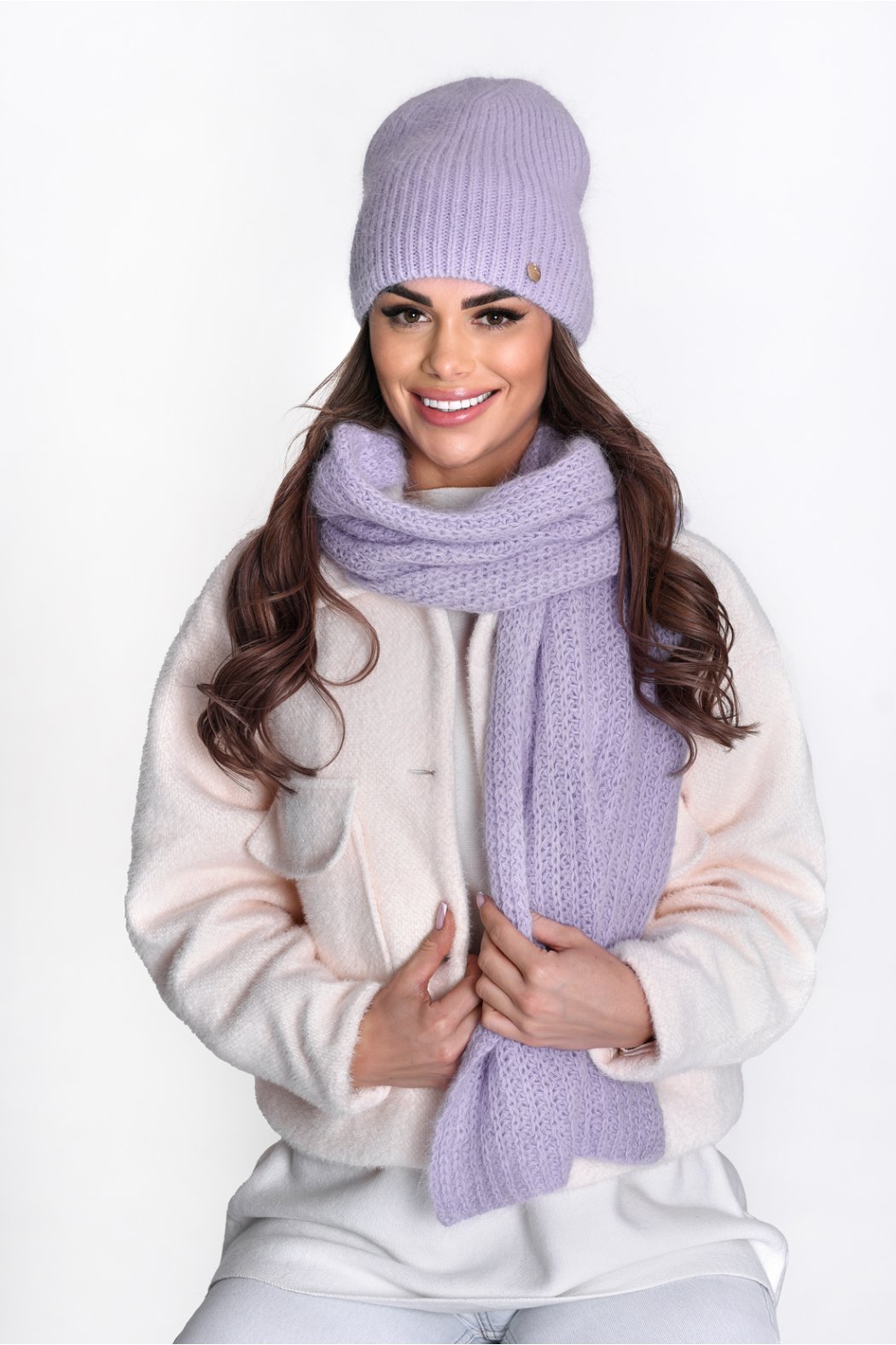 CZAPKA DAMSKA P074 - Lila