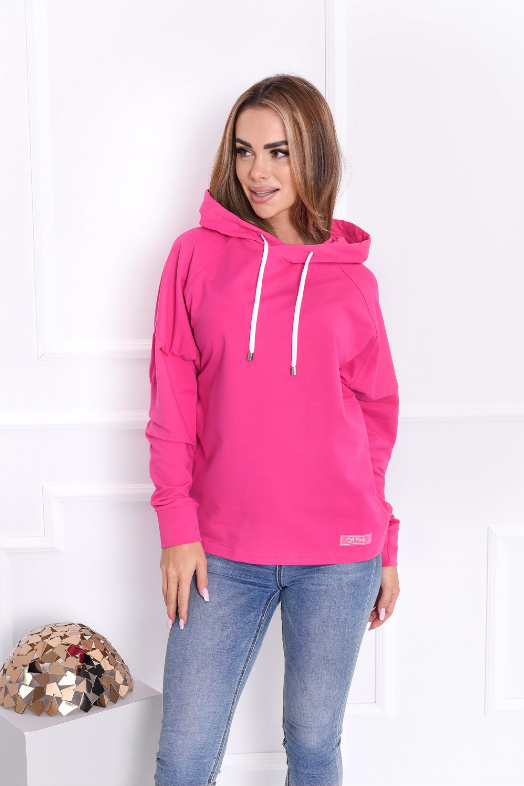 BLUZA DAMSKA Z KAPTUREM DOROTEA