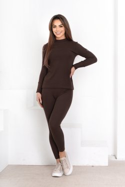 BLUZKA Z PRĄŻKA PÓŁGOLF DEBORA