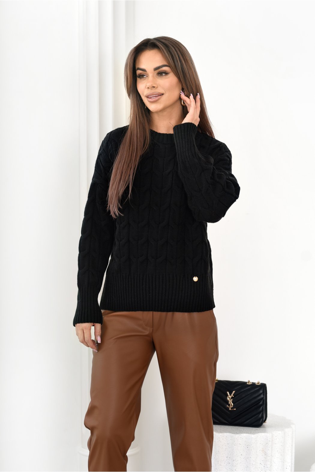 SWETER DAMSKI ALITA - Czarny