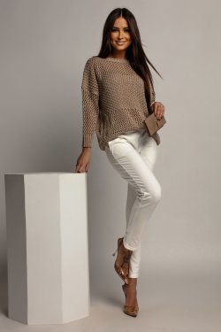 SWETER DAMSKI AŻUROWY NINETTE