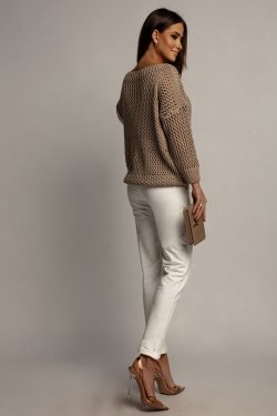 SWETER DAMSKI AŻUROWY NINETTE