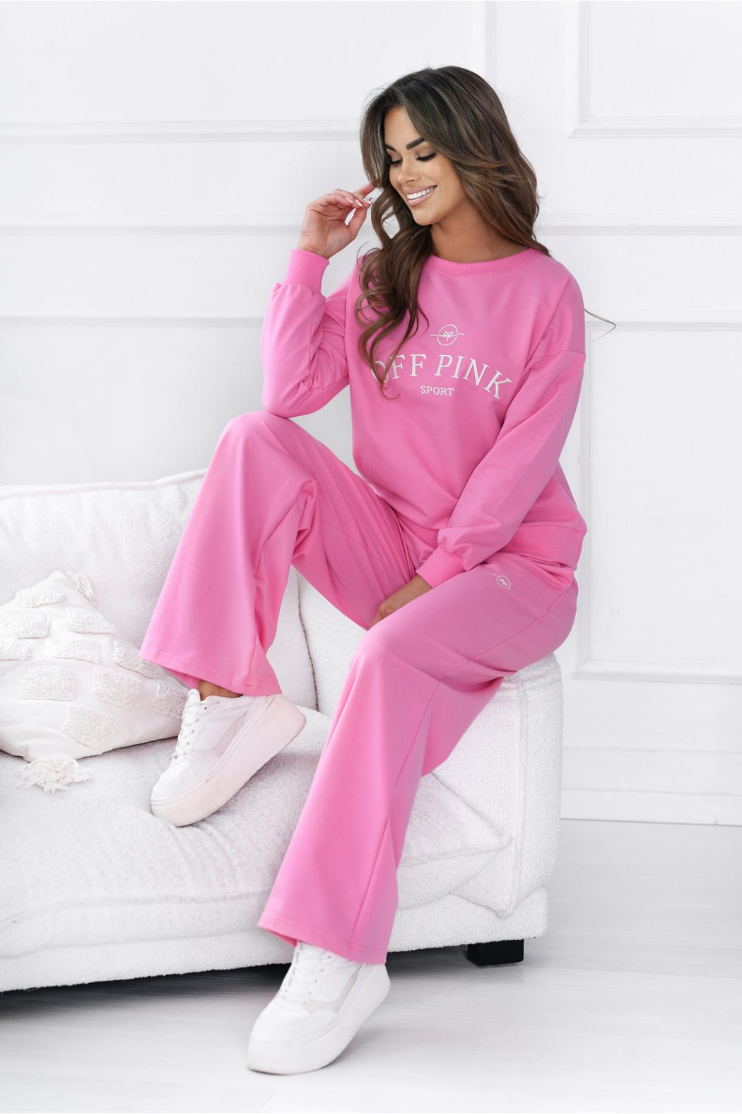 SPODNIE DAMSKIE Z SZEROKIMI...