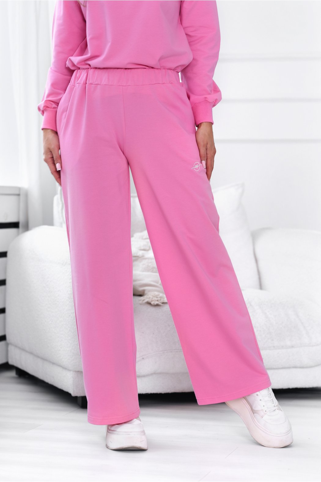 SPODNIE DAMSKIE Z SZEROKIMI NOGAWKAMI - JOSEFINE