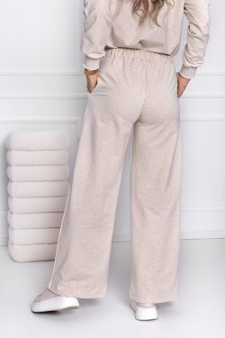 SPODNIE DAMSKIE Z SZEROKIMI NOGAWKAMI - JOSEFINE
