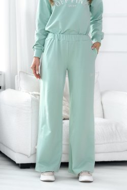 SPODNIE DAMSKIE Z SZEROKIMI NOGAWKAMI - JOSEFINE