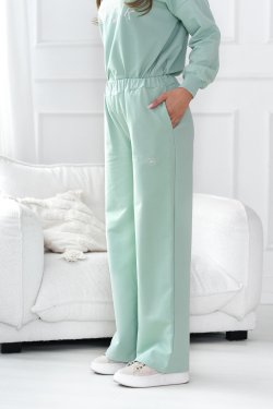 SPODNIE DAMSKIE Z SZEROKIMI NOGAWKAMI - JOSEFINE