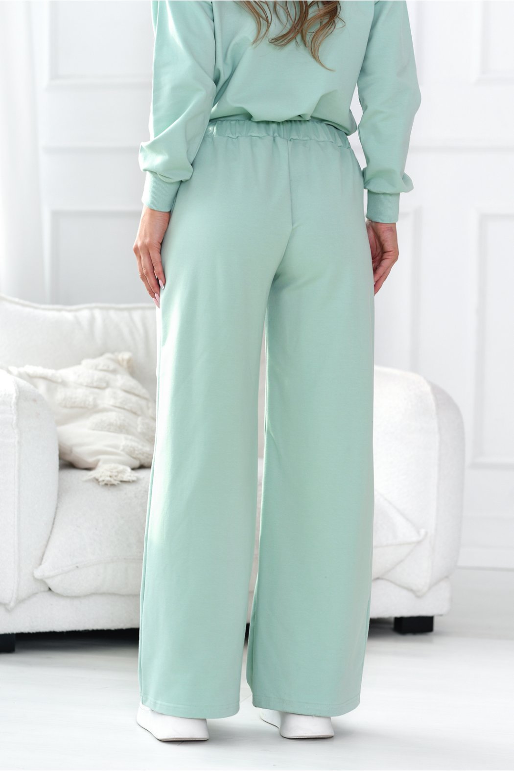 SPODNIE DAMSKIE Z SZEROKIMI NOGAWKAMI - JOSEFINE