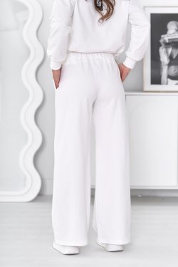 SPODNIE DAMSKIE Z SZEROKIMI NOGAWKAMI - JOSEFINE