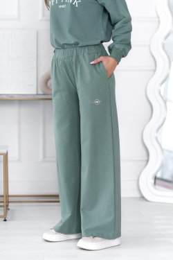 SPODNIE DAMSKIE Z SZEROKIMI NOGAWKAMI - JOSEFINE