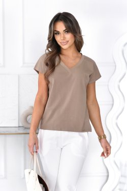 BLUZKA DAMSKA Z KRÓTKIM RĘKAWEM - JACITA