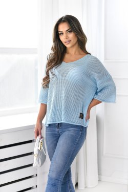 SWETER DAMSKI AŻUROWY ENORA