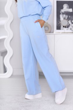 SPODNIE DAMSKIE Z SZEROKIMI NOGAWKAMI - JOSEFINE