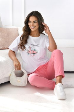 T-SHIRT DAMSKI Z NADRUKIEM - GIULIA