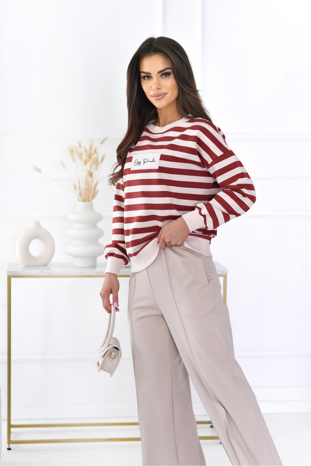 BLUZA DAMSKA W PASKI...