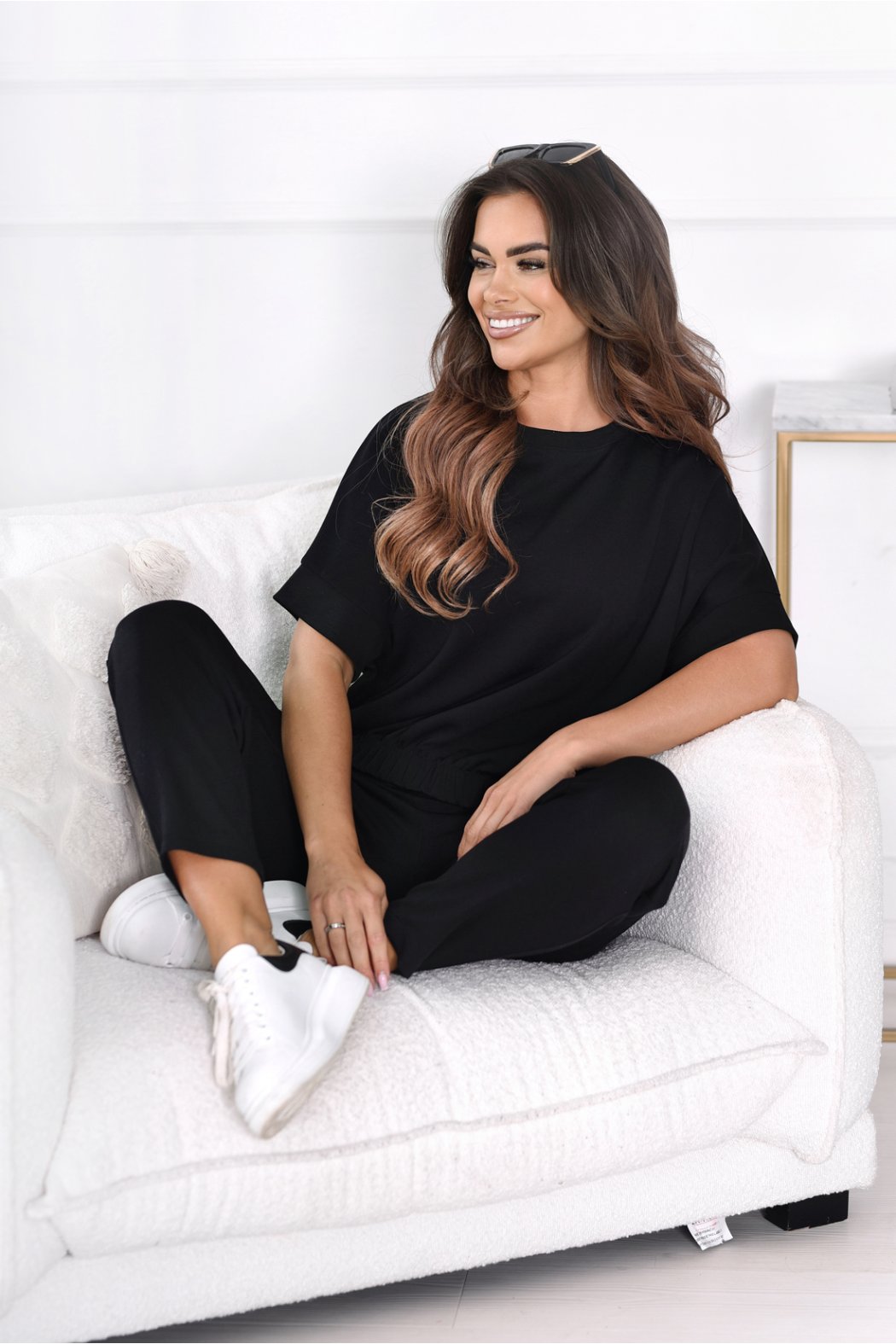 BLUZKA DAMSKA SANDY - Czarny