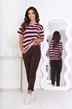 T-SHIRT DAMSKI W PASKI ALBERTA