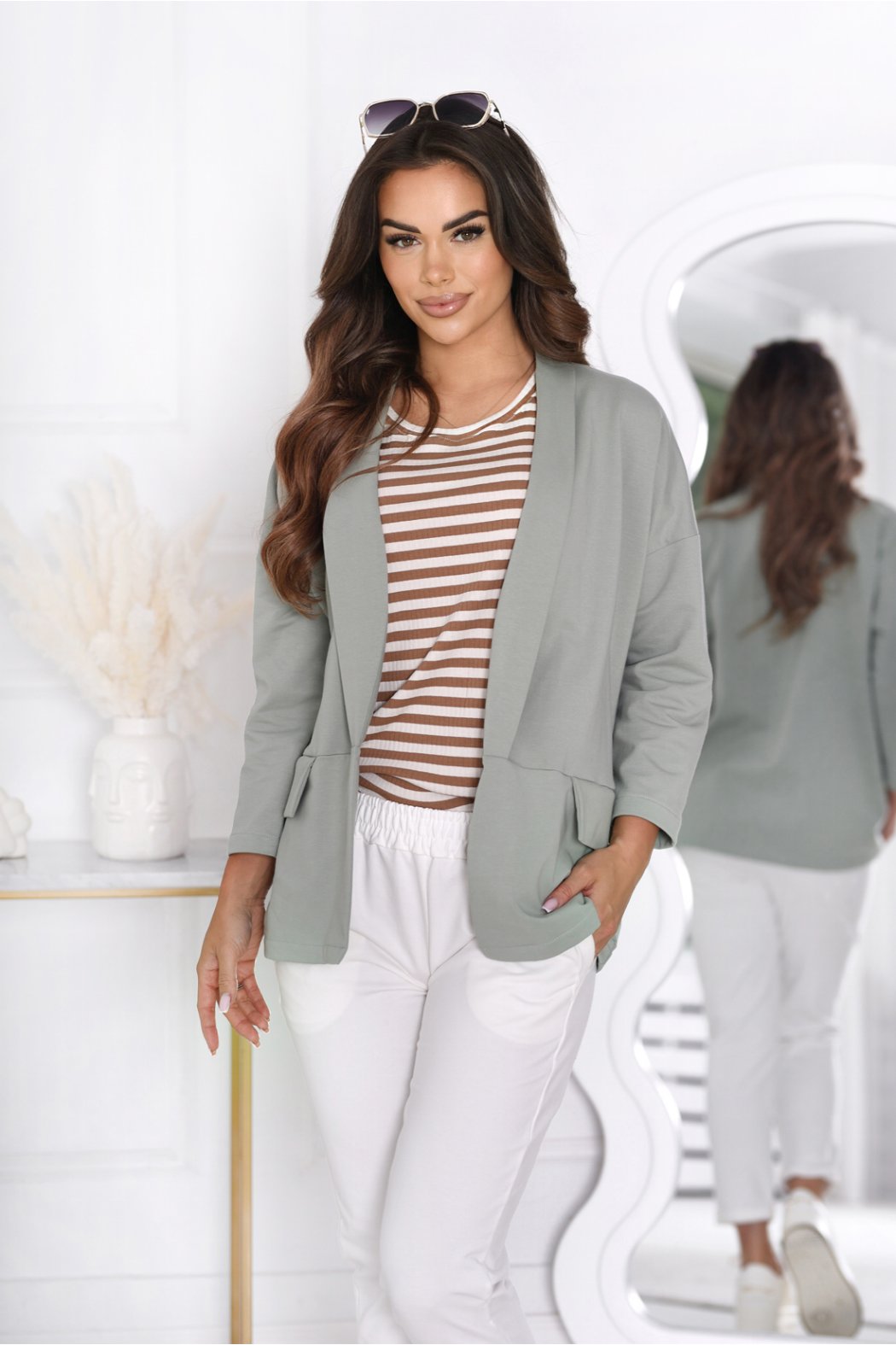 DAMSKA BAWEŁNIANA NARZUTKA...